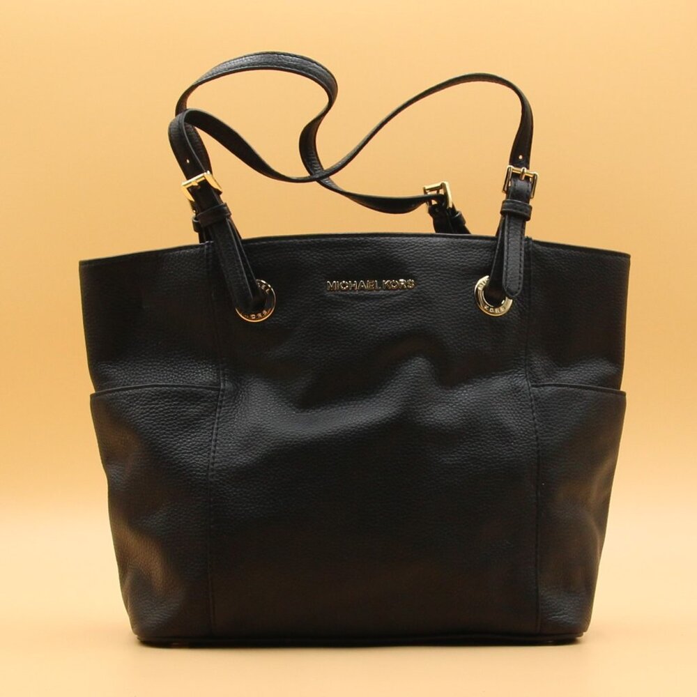 Michael Kors Large Leather Top-Zip Tote Bag